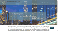 Desktop Screenshot of connonwood.com