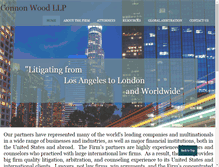 Tablet Screenshot of connonwood.com